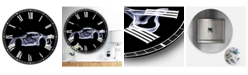 Designart Mercedes-Benz Clk Gtr Oversized Modern Wall Clock - 38" x 38" x 1"